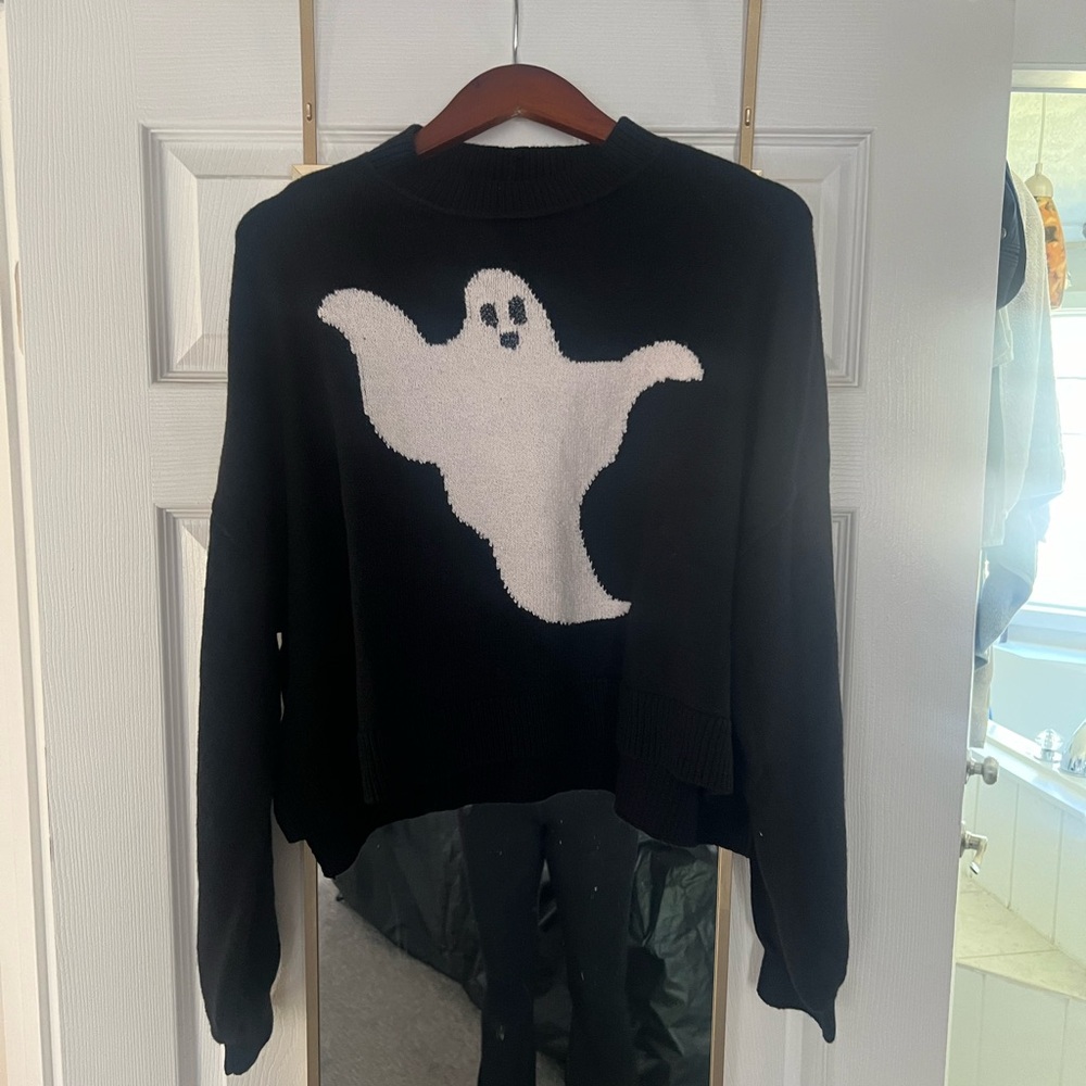 New American Eagle ghost sweater!